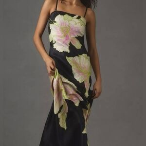 Anthropologie Conditions Apply Chloe Maxi Slip Dress (missing a strap)